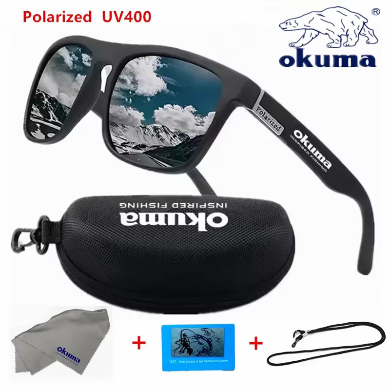 Okuma Polarized Sunglasses UV400 for Men and Women Outdoor Hunting, Fishing, Driving Bicycles, Sunglasses